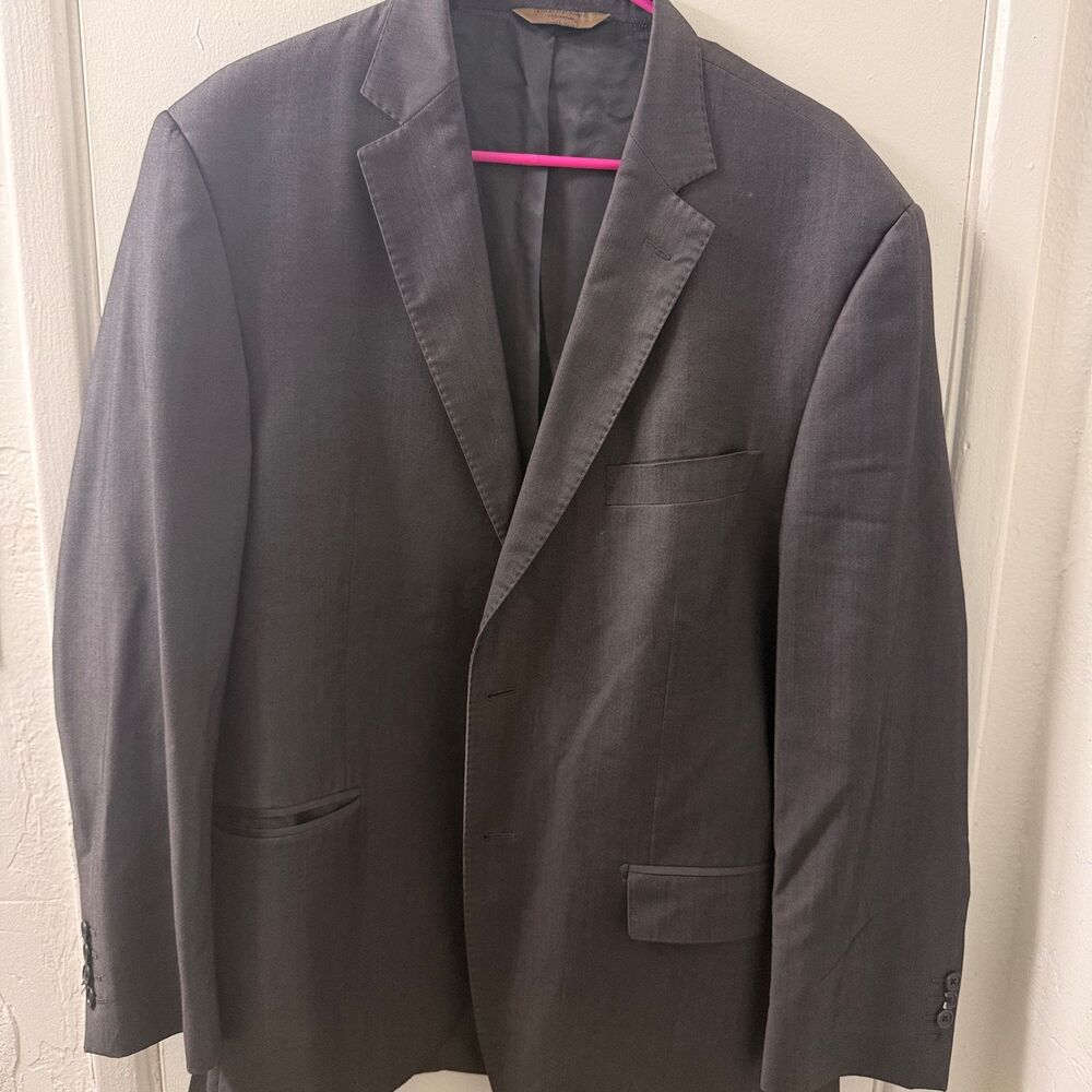Pronto Uomo Men’s Blazer 46R 100% Wool Made in Italy AS IS - See Details